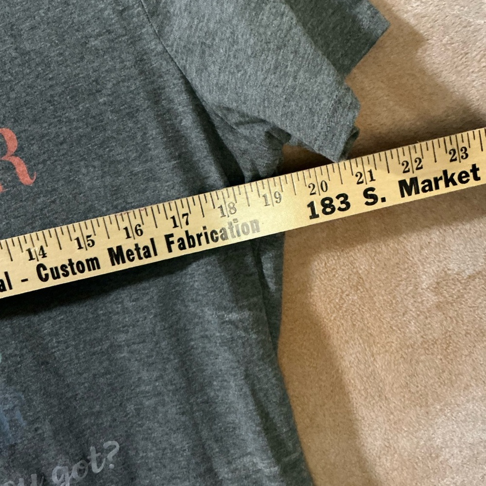 Nine West Gray Tee with Pink Text - Picture 5 of 7
